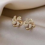 Load image into Gallery viewer, Four Leaf Clover Magnetology Lymphvity Spin Earring
