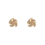 Load image into Gallery viewer, Four Leaf Clover Magnetology Lymphvity Spin Earring
